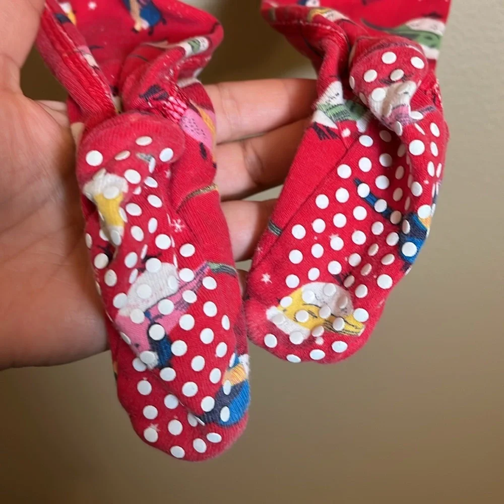 Hanna Andersson Red Bird Holiday Organic Cotton Footed Pajamas